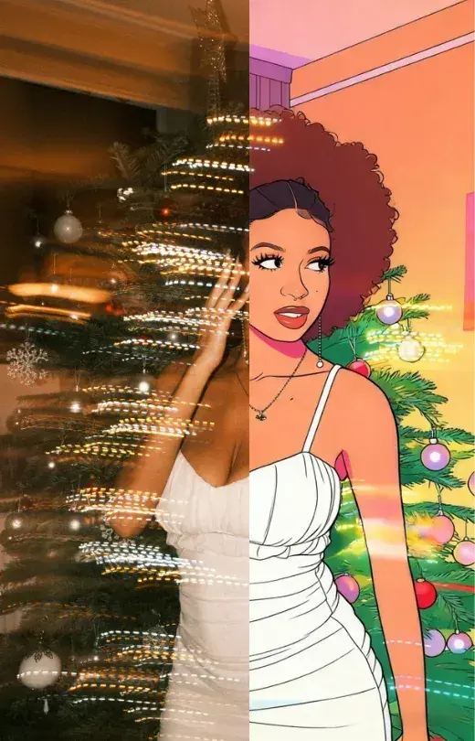 看看我們AI上色的出色效果