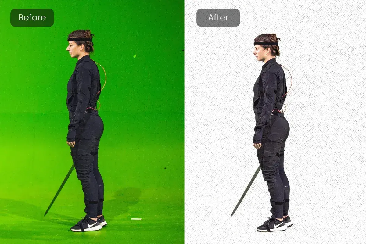 remove green screen