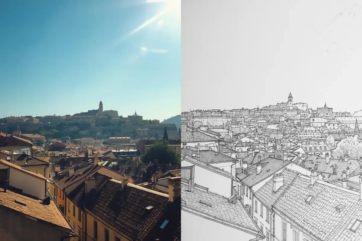 image to line drawing